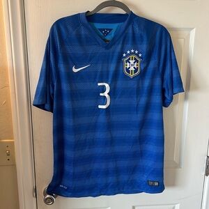 Brazil Soccer Jersey - 2014 World Cup Thiago Silva